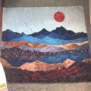 Mountain Sunset Tapestry